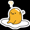 GUDETAMA Cartoon Sticker 51