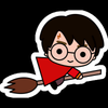 HARRY POTTER Cartoon Sticker  07