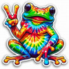 Psychedelic Peace Frog 99