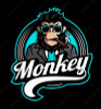 Cool Monkey Cigar Animal Sticker