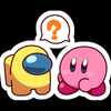 KIRBY Cartoon Sticker 01