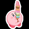 KIRBY Cartoon Sticker 05