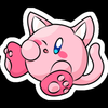 KIRBY Cartoon Sticker 09
