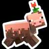 minecraft pig mud