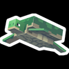 minecraft turtle gamer sticker