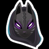 evil cat gamer sticker