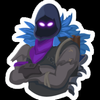 evil ghost gamer sticker