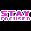 stay focused 3d funny sticker