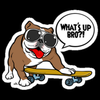 whats up bro sk8 sticker