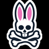 hare pirate SKULL STICKER