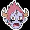 lucitor crying zombie sticker