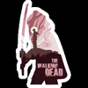 the walking dead michonne zombie sticker