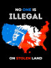 INDIANS FOR IMMIGRATION POLITICAL STICKER 2
