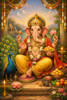 HINDU Lord Ganesha a revered Hindu deity VINYL STICKER