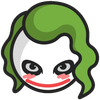 batman joker emoji sticker