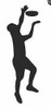 disc golf silhouette sticker 12
