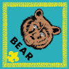 CUB SCOUT PATCH STICKER BEAR