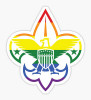 boy scout pride logo sticker