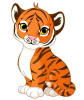 cub scout baby tiger sticker