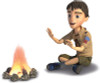 Ethan 9 campfire boy scout sticker