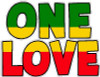 One Love Sticker