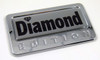 diamond special edition adhesive chrome emblem