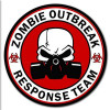 ZOMBIE RESPONSE STICKER as displayed 3