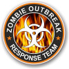 ZOMBIE RESPONSE STICKER as displayed 9