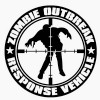 Zombie Response Team Circular Bumper Sticker