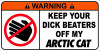 Artic Cat Funny Warning Sticker 3