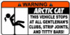 Artic Cat Funny Warning Sticker Set 8