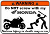 H Funny Warning Sticker Set 3