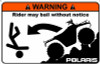 Polaris Funny Warning Sticker Set 2