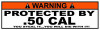 Protected By Funny Warning Sticker Set 07