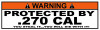 Protected By Funny Warning Sticker Set 12