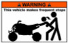 Quad Funny Warning Sticker Set 8
