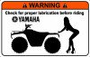 Yamaha Funny Warning Sticker Set 1