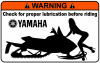 Yamaha Funny Warning Sticker Set 5
