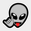 ALIEN SHAKA STICKER ALIEN SHAKA STICKER