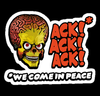 Mars Attacks Alien Car Sticker 6 Mars Attacks Alien Car Sticker 6