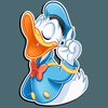 donald duck daisy duck d cartoon sticker 15