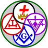 York Rite Bodies Circle Logo Vinyl Decal