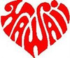 Hawaiian Heart STICKER
