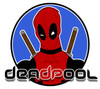 Deadpool Logo Circular Sticker Deadpool Logo Circular Sticker