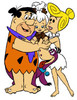Flintstone Family Color Decal Sticker Flintstone Family Color Decal Sticker