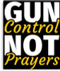 GUN CONTROL NOT PRAYERS STICKER