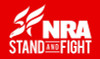 Stand and Fight Red & white gun control sticker Stand and Fight Red & white gun control sticker