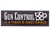 Tight 5 Shot Group Bumper Sticker