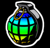 World Grenade Sticker
