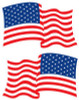 USA FLAG WAVE PAIR